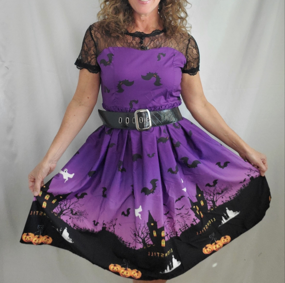 Halloween retro vintage style dress